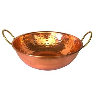 Kadai สแตนเลสให้บริการโรงแรมมือจับแข็งและจับที่จับมินิเสิร์ฟ Kadai ทองแดง - Product Image 4