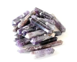 Amethyst Double Terminated Crystal Point <b>Pencil</b> Double Point <b>Pencils</b> - Product Image 1