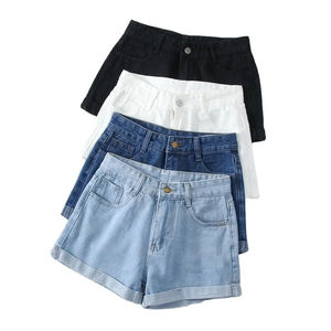 Shorts Vaqueros Holgados de Verano al por Mayor para Hombre, con Logotipo y Etiqueta Personalizados, Shorts de Mezclilla de Color Sólido de Primera Calidad - Product Image 2