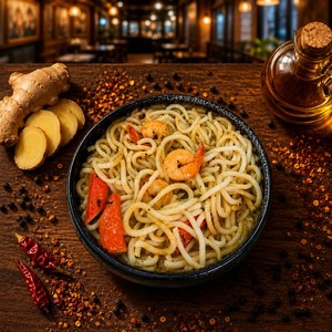 Bol de nouilles Tom <span class=keywords><strong>Yum</strong></span> surgelées, faible en gras, épicé et aigre, style thaïlandais, repas prêt à consommer, OEM personnalisé, vente en gros pour la restauration - Product Image 3