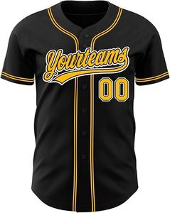 Maillots de Baseball personnalisés de haute qualité respirant nouveau Style uniformes en gros pour hommes femmes personnalisé nom numéro équipe Logo - Product Image 2