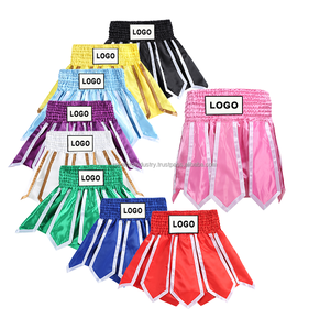 Shorts de grappling MMA personnalisés, nouveau style 2026, trunks Lotus Muay Thai Kick Boxing, polyester écologique, respirant, protecteur - Product Image 6