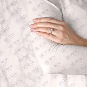 2.00 CTW Round Cut Solitaire Moissanite <b>Ring</b> for Women Anniversary & Birthday Gift Symbolizing Love - Product Image 2