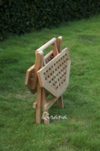 Mesa de picnic octogonal plegable de madera maciza de teca de lujo moderna para restaurantes al aire libre hoteles y jardines para muebles de Camping - Product Image 5