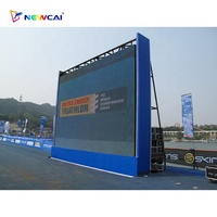 Écran LED d'affichage publicitaire extérieur TOPvision, étanche IP65, haute luminosité, affichage mural