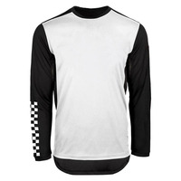 Maillot de motocross vierge pour jeunes, personnalisable par sublimation, respirant, à manches longues, pour moto et VTT