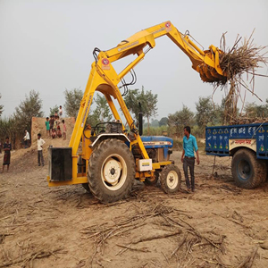 Vishwakarma Agro Chargeur de canne à sucre Accessoire de tracteur avec moteur 50HP Puissance 1800kg Poids 540 tr/min Tension - Product Image 1