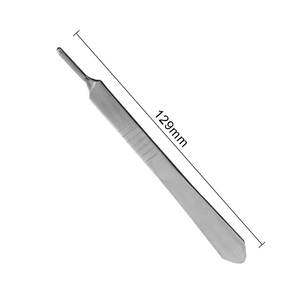 100% High Quality German Stainless Steel Scalpel <b>Blade</b> Handle Reusable Manual <b>Surgical</b> Instrument Tool Electric - Product Image 3