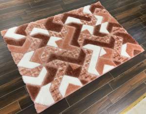 Alfombra de Pelo Largo Turca Adiva de la Mejor Calidad, Tejida a Máquina, Jacquard, de Polipropileno, Poliéster y Yute - Product Image 5