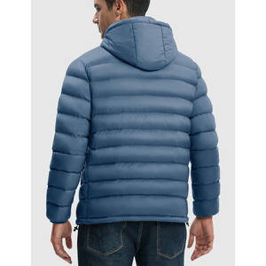 Chaqueta Acolchada de la Mejor Calidad para Hombre con Capucha, Bolsillos Laterales y Cierre de Cremallera, Resistente al Viento e Ideal para Actividades al Aire Libre en Invierno - Product Image 6