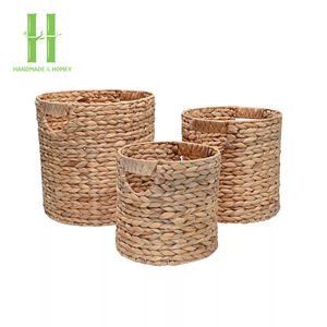 Eco-Friendly Handwoven Multifunction Water Hyacinth Clothing Organizer for Serving Customizable OEM Rectangle Shape Bohemian - Product Image 2