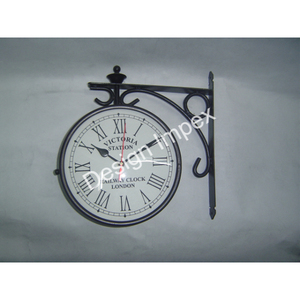 Kim Loại Cổ Điển Đồng Hồ Với Đứng Thủ Công Quốc Gia Phong Cách Đồng Hồ Sàn Đứng Trang Trại Bãi Cỏ Trang Trí Sân Vườn Đồng Hồ Tổ Chức Sự Kiện Nguồn Cung Cấp - Product Image 3