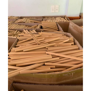 หลอดไม้ไผ่ที่มีพื้นผิวเรียบทนทานเหมาะสำหรับชากาแฟปั่นน้ำผลไม้เครื่องดื่มได้ตลอดเวลา - Product Image 3