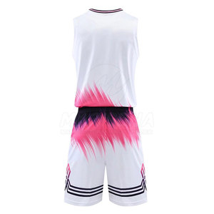 Uniforme de Baloncesto al por Mayor, Duradero, 100% Poliéster, Transpirable, Tallas Grandes, Absorbe la Humedad, Secado Rápido, Personalizable, Nueva Llegada, Gran Venta - Product Image 2
