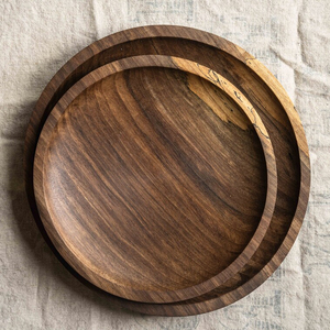 Vaisselle indienne en bois de qualité supérieure, dessus de table décoratif au design moderne, plaque en bois naturel, Offre Spéciale à vaisselle à utiliser - Product Image 1