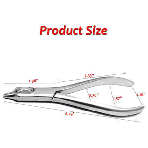 Pince à plier les fils orthodontiques universels en acier inoxydable électrique pour dentisterie, 14 cm, poignée ergonomique, 3 positions de mâchoires, haute qualité, chirurgicale - Product Image 4