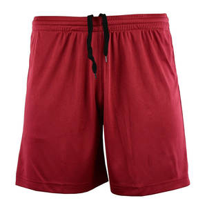 Wholesale Best Selling 2 Side Pockets Breathable <b>Black</b> Color Elastic Waist Cotton/Polyester Men Summer Shorts Gym Training Wear - Product Image 3