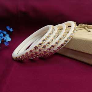 Joyería india de cristal, brazalete acrílico con gota de lágrima, Fabricante Mayorista indio, joyería Kundan, conjunto de pulsera nupcial para boda - Product Image 1