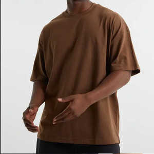 T-shirt pour homme à épaules tombantes, prix ajustable, anti-rides, qualité supérieure, respirant, vente chaude, léger, à épaules tombantes - Product Image 1