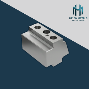 Durable VMC Milled Aluminum <b>Mounting</b> <b>Block</b> Precision Bored Holes and Side Grooves for Automation System Assemblies - Product Image 3