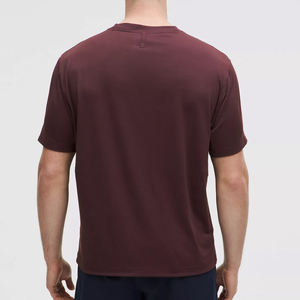 Camiseta de gran tamaño con hombros caídos para hombre, 100% algodón en blanco, ecológica, de secado rápido, transpirable, cómoda, holgada, 180g, precio bajo - Product Image 4