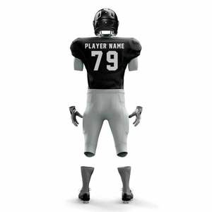 Ensemble de maillots de football américain personnalisés, fabrication OEM directe, respirant, manches courtes, prix de gros, vêtements de football de haute qualité - Product Image 4