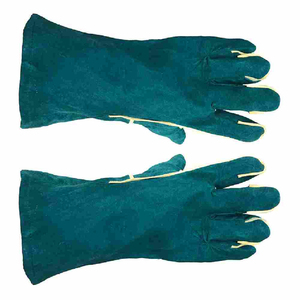 ถุงมือเชื่อมหนังเนื้อแกะสีขาวและหนังวัว TIG โลโก้ที่กำหนดเอง - Product Image 2