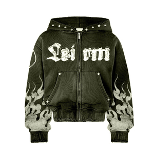 Meilleure édition Bon fabricant disponible en sweats à capuche zippés Prix raisonnable Client Sweats à capuche brodés les plus demandés - Product Image 6