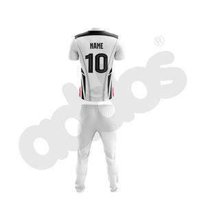 High Quality Quick Dry <b>Cricket</b> Team Uniform Set New Arrival <b>White</b> Colors 100% Polyester Customized Design & Logo - Product Image 5
