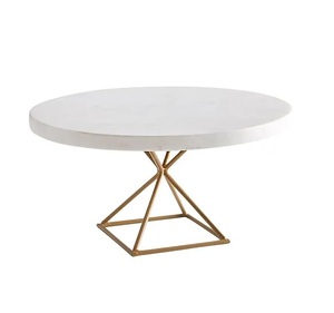 Luxury Decorative Silver Finished Metal Leaf Design <b>Cupcake</b> <b>Stand</b> Attractive Design Eco Friendly Marble Cake <b>Stand</b> . - Product Image 5