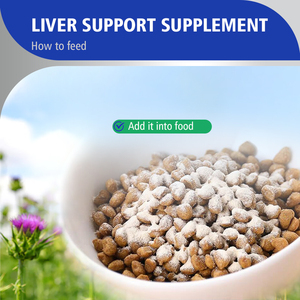 Suplemento de hígado orgánico para mascotas OEM perros y gatos Veterinario creado Función de desintoxicación del hígado de las mascotas suplemento de cardo mariano Zinc <span class=keywords><strong>colina</strong></span> - Product Image 6