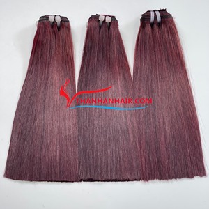 Meilleur produit 100% Extensions de cheveux Remy vietnamiens vierges crus Cheveux de trame droits personnalisés couleur du Vietnam - Product Image 2