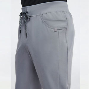 Tenues médicales à manches courtes en tissu tissé de haute qualité, séchage rapide, respirantes, pour l'été, uniformes médicaux pour hommes - Product Image 6
