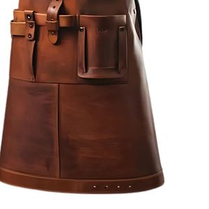 Premium Adjustable Multi-Functional Bib <b>Apron</b> Premium Leather for Outdoor <b>Work</b> Craftsmanship Multi-Functional Pockets <b>Apron</b> - Product Image 5
