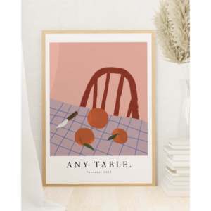 Impresión Artística Minimalista para Cualquier Mesa, Diseño de Naturaleza Muerta - Product Image 1