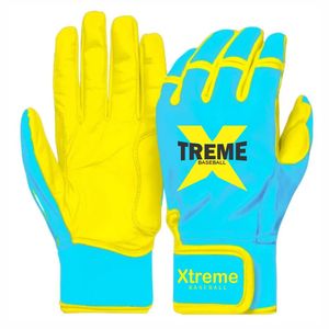 Nouveauté : Gants de baseball et de frappe personnalisés en usine, en polyester/coton de haute qualité, fermeture à scratch - Product Image 1