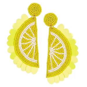 Boucles d'oreilles brodées de perles de rocaille multicolores faites à la main d'Inde par MD Handicrafts Fashion Jewelry - Product Image 1