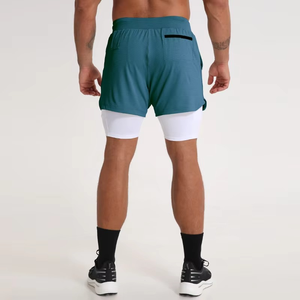 Fitness Gym Wear Quick Dry Board Beach <b>Shorts</b> Comfort <b>Swimming</b> Compression <b>Liner</b> Double Layer <b>Shorts</b> Wholesale Wear Top Quality - Product Image 2