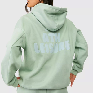 Nuevo Conjunto de 2 Piezas de Chándal de Lona Sólida para Mujer, de Marca, Personalizable, a la Moda, para Invierno - Product Image 3