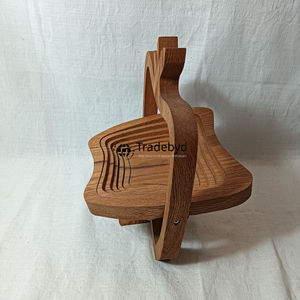 Panier à fruits secs multifonctionnel moderne de qualité supérieure en bois naturel, écologique, fait à la main, Tradebyd - Product Image 3