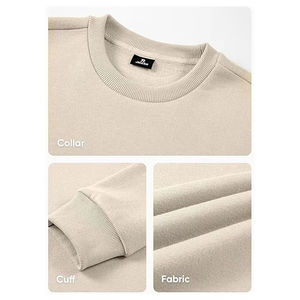 Sudadera con Capucha Extra Grande Personalizada para Hombre, Impresión Puff en Pantalla, Bordado Desgastado, Mezcla de Algodón, Sudadera Básica para Invierno - Product Image 6
