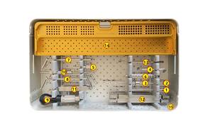 BISONS Instruments de verrouillage manuels en acier inoxydable de gros, 1,8 mm et 2,5 mm, ensemble complet pour implants orthopédiques - Product Image 2