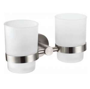 OEM สำหรับ KOHLER ผู้ผลิตสแตนเลสคู่ผู้ถือแก้ว - Product Image 1