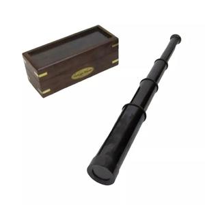 H.M.A Handicrafts Steampunk Brass Telescope Retro Spyglass avec revêtement en cuir - Product Image 3