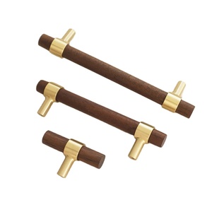 Acacia Wood Cabinet Handles Drawer Pulls Knobs Cupboard Handle Dresser Knob Closet <b>Wardrobe</b> Handles Kitchen Pull by MUGHALCRAFTS - Product Image 1