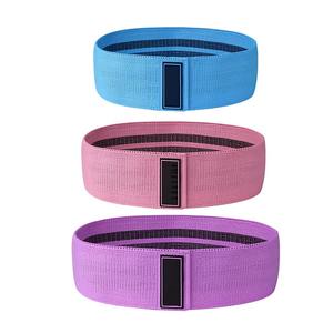 Bandes de résistance en tissu personnalisées pour le yoga, bande de résistance pour les hanches, pour l'entraînement, le façonnage des fessiers et le lifting des hanches - Product Image 3