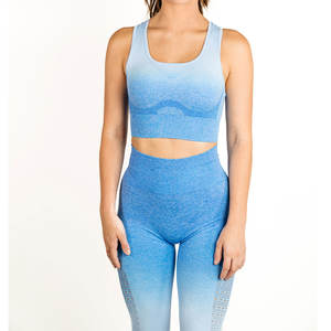 Conjunto de Yoga para Mujer de Primera Calidad al por Mayor con Logotipo Personalizado, Cintura Elástica, Ecológico, Transpirable, de 2 Piezas - Product Image 5