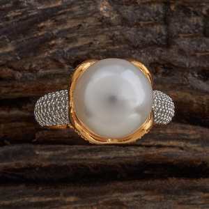 Geometric Stainless Steel & Copper Number <b>Ring</b> <b>Adjustable</b> & Opening Gift-Ready Bezal Setting - Product Image 1