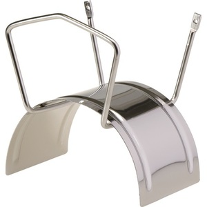 ALBA Midi Inox Hose Holder 220 mm Width & 170 mm Depth 1.4301 Steel <b>Hooks</b> & Rails - Product Image 1