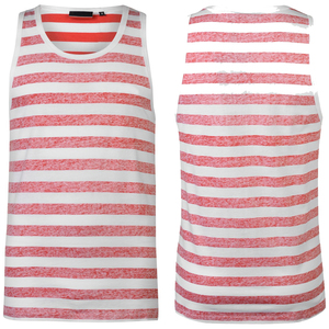 Vente en gros de débardeur pour hommes avec logo personnalisé débardeur Stringer en polyester pour l'entraînement et la gym - Product Image 3